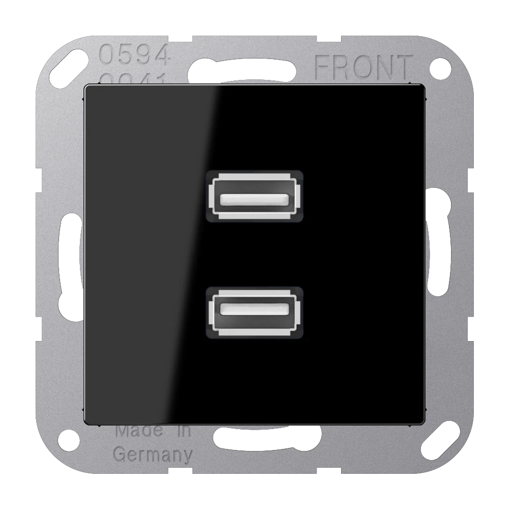 Jung Jung MAA1153SW Einsatz 2xUSB Serie A schwarz
