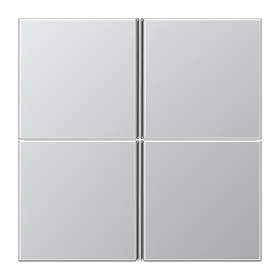 Jung Jung AL2404TSA Tastensatz 4-fach kpl LS/FD-design Aluminium