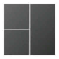 Jung AL2403TSAAN Tastensatz 3-fach kpl LS/FD-design Aluminium anthrazit