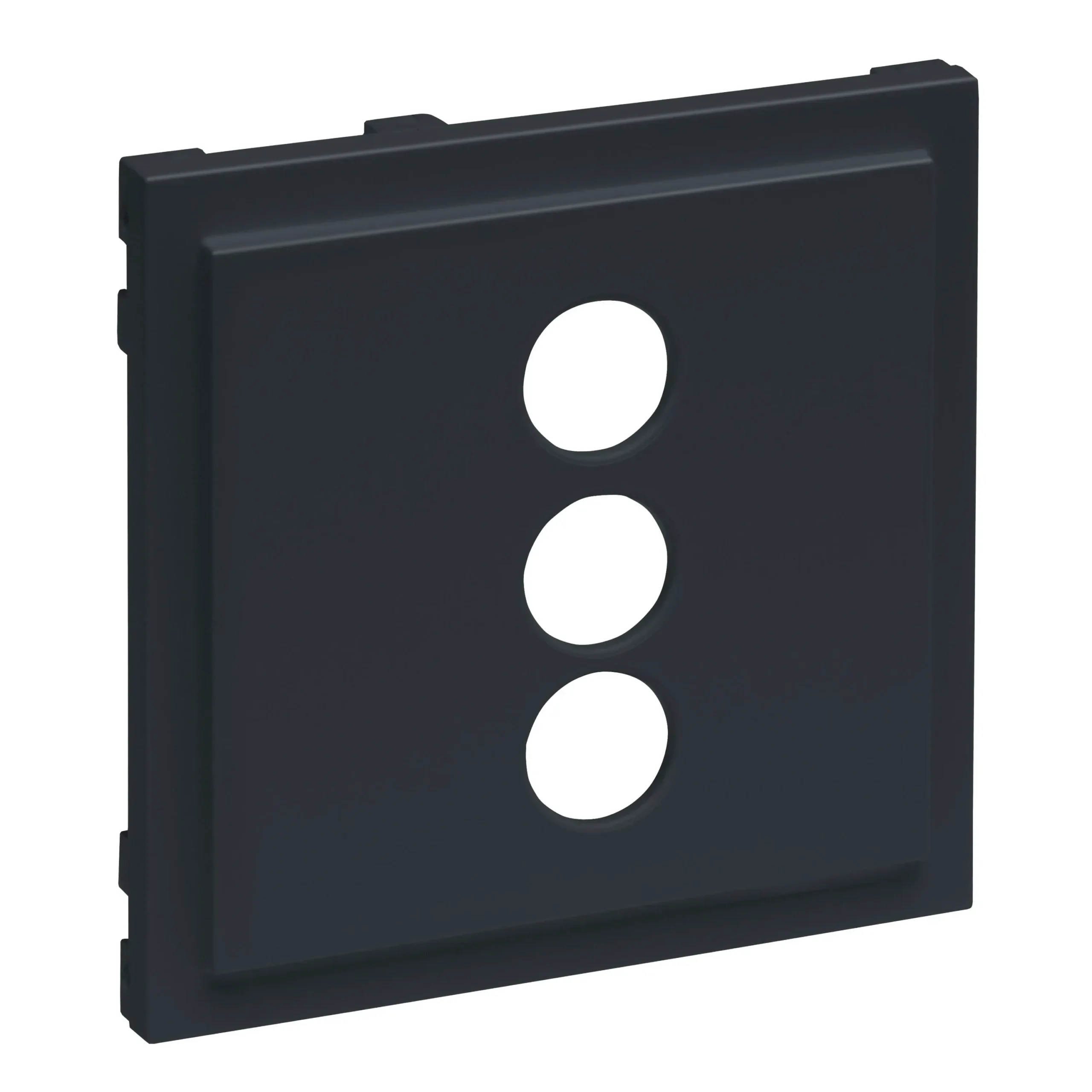 Legrand Legrand 765486 SEANO Abdeckung f.3-fach RCA (Cinch)-Anschlussdose Anthrazit