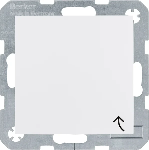 Berker Berker SCHUKO-Steckdose pws/gl mit Klappdecke 47518989