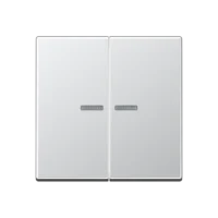 Jung KNX RF Taster 2-fach Duroplast lackiert A 10921 ST RF AL