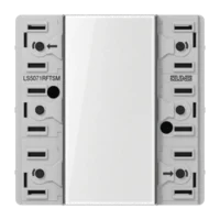Jung KNX Funk-Wandsender-Modul RF 3-fach LS 5073 RF TSM