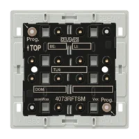 Jung KNX Funk-Tastsensor-Modul Adapterrahmen 3-fach 4073 RF TSM
