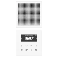 Jung Smart DAB+ Digitalradio Set Mono 1LS DAB LS1 WW
