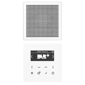 Jung Jung Smart DAB+ Digitalradio Set Mono 1LS DAB LS1 WW