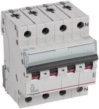 Legrand 404232 TX3 LS-Schalter C 2A 3-polig+N 10kA 400VAC 4TE