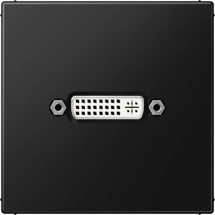 Jung Jung Multimedia-Anschlusssystem graphitschwarz matt MA LS 1193 SWM