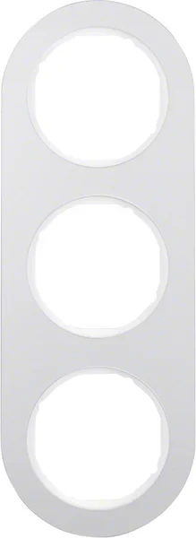 Berker Berker Rahmen Aluminium/pows 3-fach 10132074