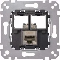 Merten Tragplatte 1fach mit RJ45 Cat6A STP MEG4576-0021