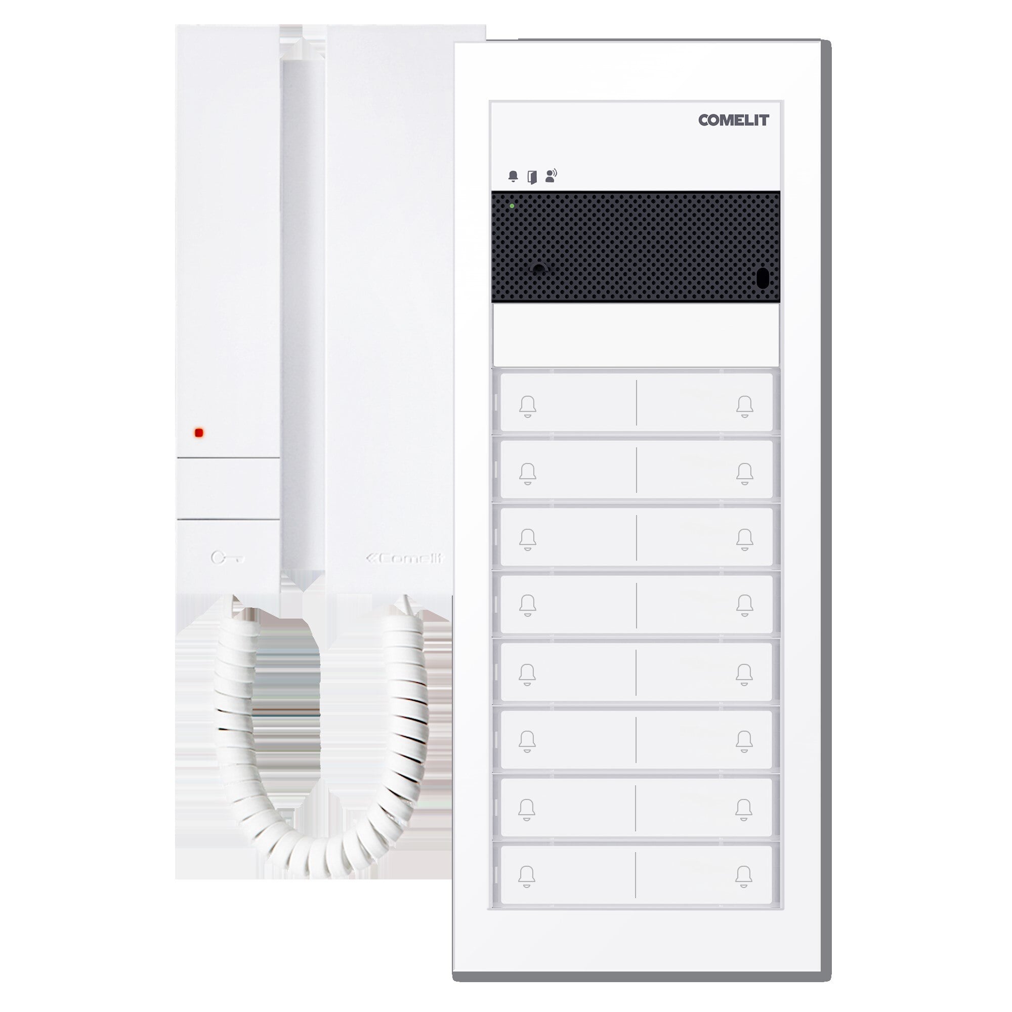Comelit Comelit KAU2116 Paketlösung Ultra Audio Unterputz 16 Wohneinheiten Mini mit Hörer SB2