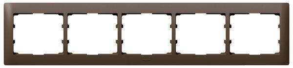 Legrand Legrand 771205 Rahmen 5-fach waagerecht Galea dark bronze