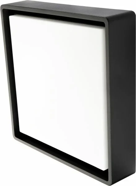SG Leuchten SG LEUCHTEN LED-Anbauleuchte 6W 3000K A FRAME 605251 500lm schwarz matt Konverter IP66