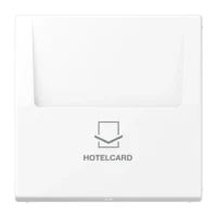 Jung Hotelcard-Schalter schneeweiß matt LS 590 CARD WWM
