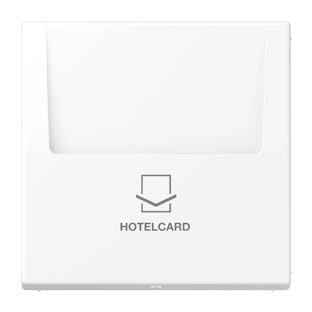 Jung Jung Hotelcard-Schalter schneeweiß matt LS 590 CARD WWM