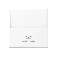 Jung Hotelcard-Schalter schneeweiß matt A 590 CARD WWM