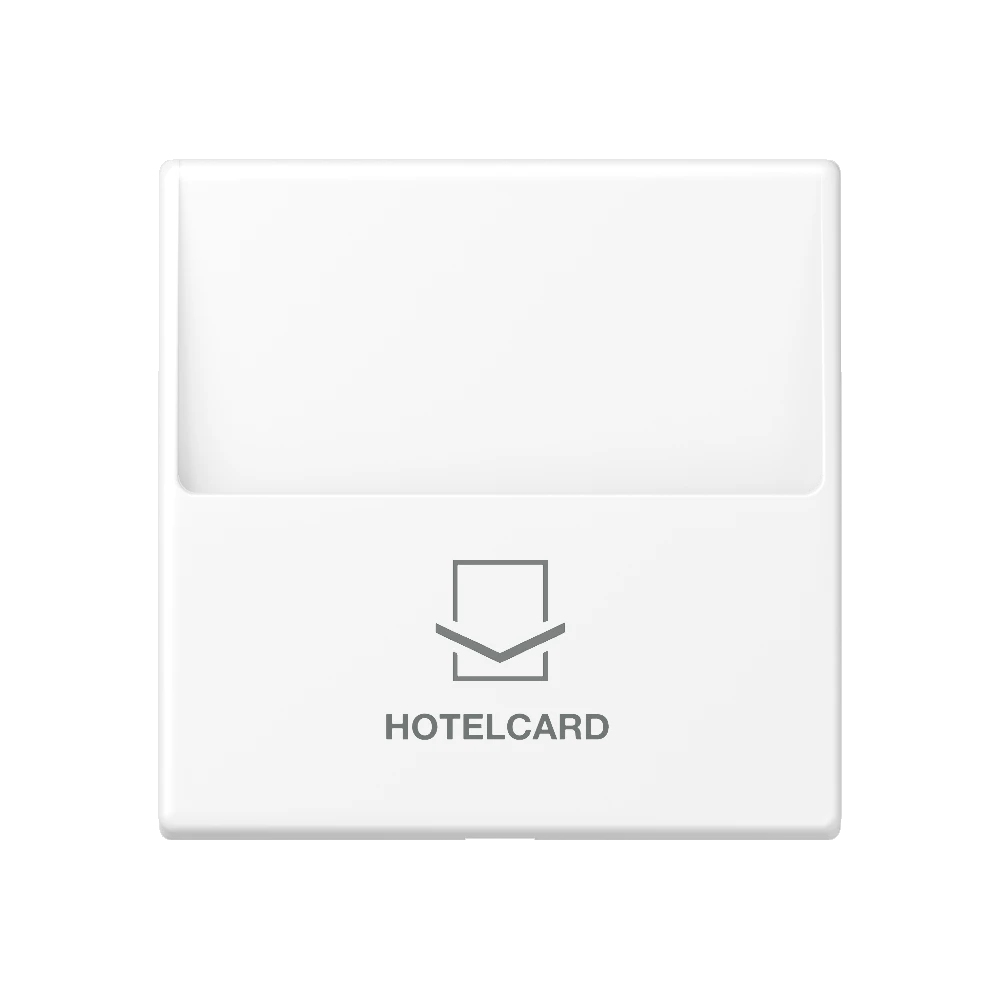 Jung Jung Hotelcard-Schalter schneeweiß matt A 590 CARD WWM