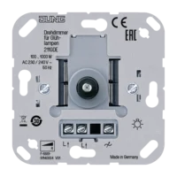 Jung Drehdimmer mit Druckschalter, 211 GDE