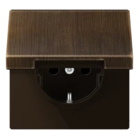 Jung SCHUKO Steckdose 16A 250V, Me. antik ME 1521 KL AT