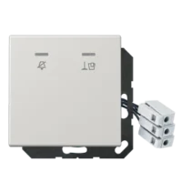 Jung Hotelabdeckung mit LED-Einheit 24 V LS CU KO5 M 24 LG