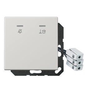 Jung Jung Hotelabdeckung mit LED-Einheit 24 V LS CU KO5 M 24 LG