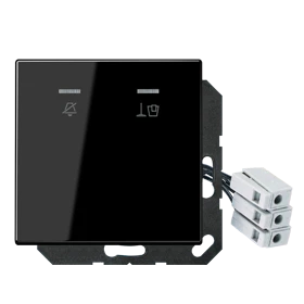 Jung Jung Hotelabdeckung mit LED-Einheit 230V LS CU KO5 M 230 SW
