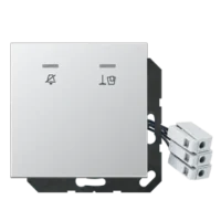 Jung Hotelabdeckung mit LED-Einheit 24 V AL CU KO5 M 24
