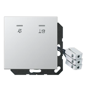 Jung Jung Hotelabdeckung mit LED-Einheit 24 V AL CU KO5 M 24