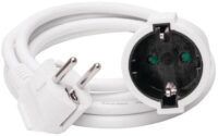 Kopp 143101015 Verlängerung 2m H 05 VVf 3G1,5qmm weiß