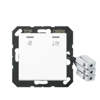 Jung Hotelabdeckung mit LED-Einheit 230V A CU KO5 M 230 WW