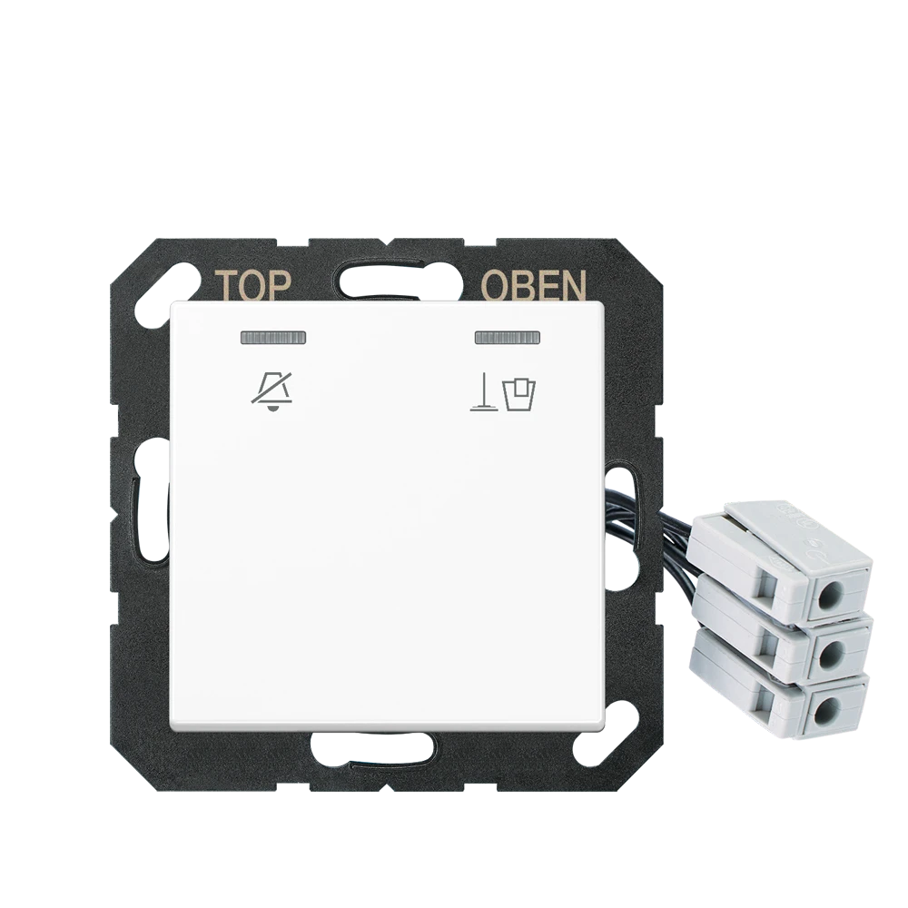 Jung Jung Hotelabdeckung mit LED-Einheit 230V A CU KO5 M 230 WW