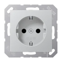 Jung SCHUKO Steckdose 16 A 250 V, aluminium A 1521 AL