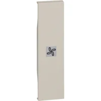 BTicino KM01RN LivingNow 1M Tasten- abdeckung mit Symbol Ventilator Sand