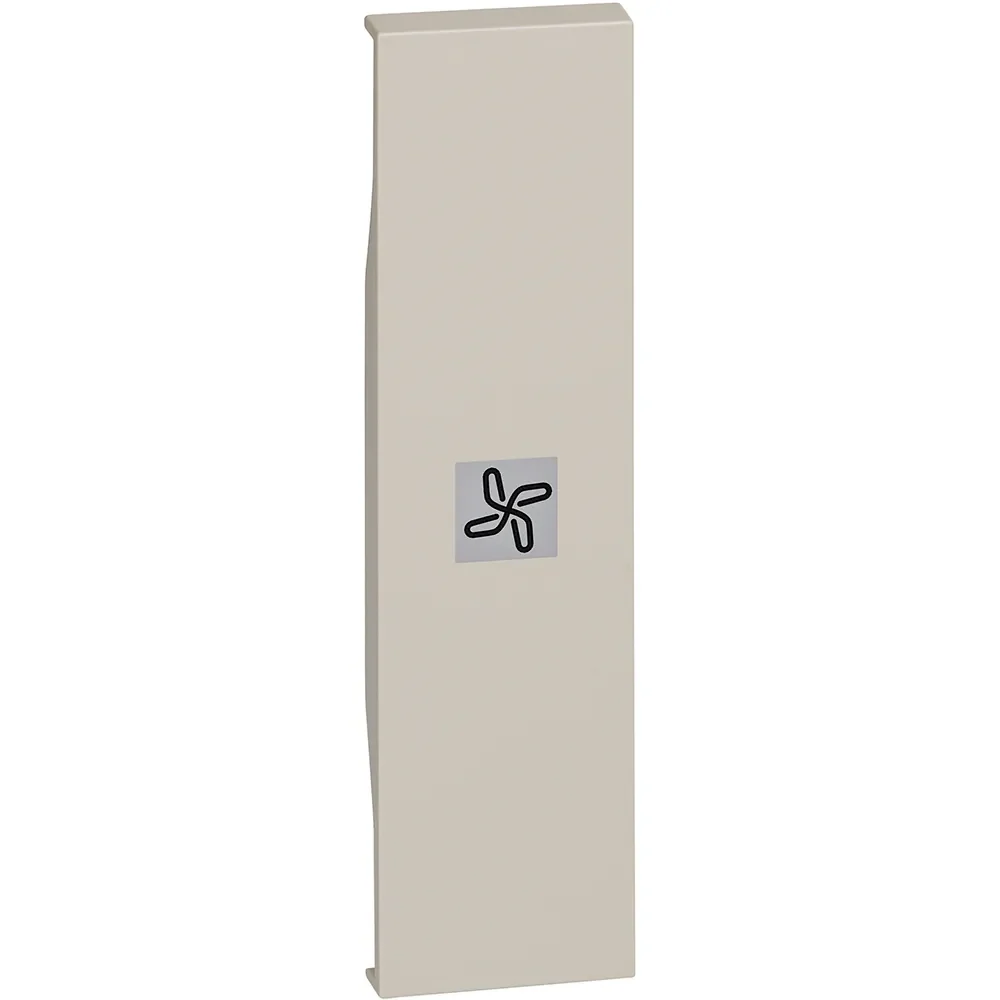 Legrand BTicino KM01RN LivingNow 1M Tasten- abdeckung mit Symbol Ventilator Sand