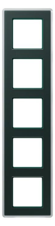 Jung AV585GLMSG Glasrahmen 5f senkr.eu.waager.e Montage Glas A VIVA sm