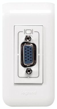 Legrand 078777 HD15 Anschlusseinheit vorverdrahtet 1-modulig Mosaic