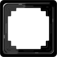 Jung Rahmen 1-fach schwarz waage/senkrecht CDP 581 SW