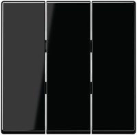 Jung A593BFSW Wippe f.3fach Schalter schwarz