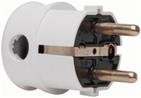 Kopp 178502007 Vollgummischutzkontakt- winkelst IP20 3x1,5qmm 16A arktis-weiß