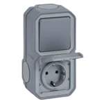 Legrand 069746L Plexo New FRAP SSDO+W/m SL, EB IP44 IK08 Grau
