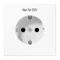 Jung SCHUKO-Steckdose LS1520EDVWW