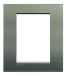 BTicino LNA4826AD LivingLight Abdeck- rahmen für Kompaktinstallation 3+3M Blau
