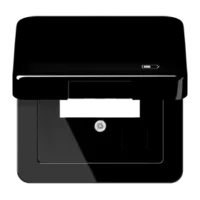 Jung Klappdeckel Symbol USB-Ladegerät CD 590 KL USB SW