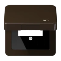 Jung Klappdeckel Symbol USB-Ladegerät CD 590 KL USB BR