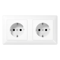 Jung Kanal-SCHUKO-Steckdose 2-fach16A 250V AS 1522 WW