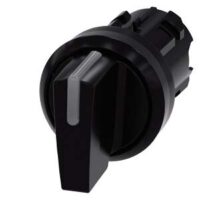 Siemens 3SU1002-2BM10-0AA0 Knebelschalt. beleuchtet 22mm rund Ku. schwarz kurz 3St.