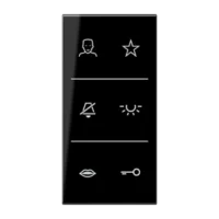 Jung Design-Cover Video Symbole bruchs SI V6 LS DC SW