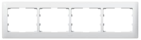 Legrand Legrand 771004 Rahmen 4-fach waagerecht Galea ultraweiß