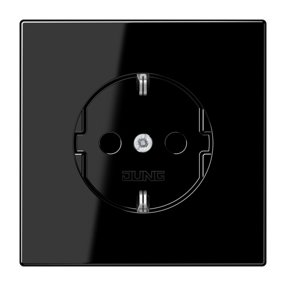 Jung Jung SCHUKO-Steckdose 16A 250V mit Berührungsschutz LS 1520 KI SW