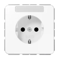 Jung SCHUKO-Steckdose 16A 250V mit Schriftfeld CD 1520 BFNA WW